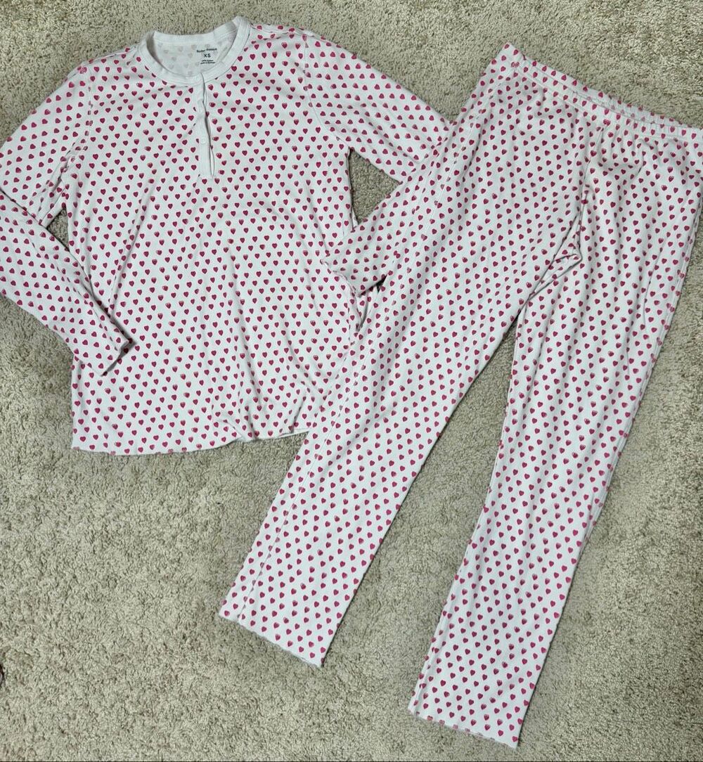 Roller Rabbit Heart Pajama Set Size XS